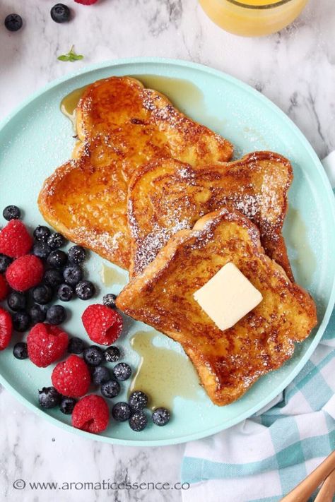 Eggless French Toast, French Toast Without Eggs, Vegan Board, Awesome French Toast Recipe, Homemade French Toast, French Bread French Toast, Easy French Toast Recipe, French Toast Ingredients, Vegan French Toast