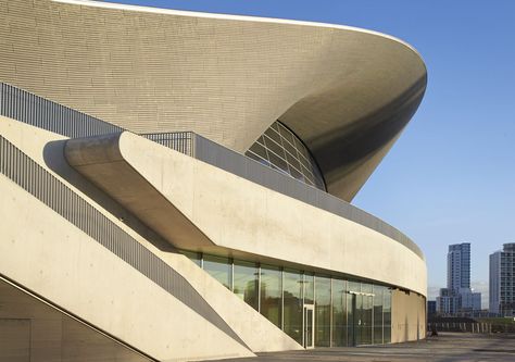 Zaha Hadid Architects, London Aquatics Centre, Olimpic Park, London #Olympics #architecture #pools London Aquatics Centre, Hadid Architecture, Zaha Hadid Architecture, Zaha Hadid Design, Architecture Sketchbook, London Architecture, Zaha Hadid Architects, Architecture Modern, Education Architecture