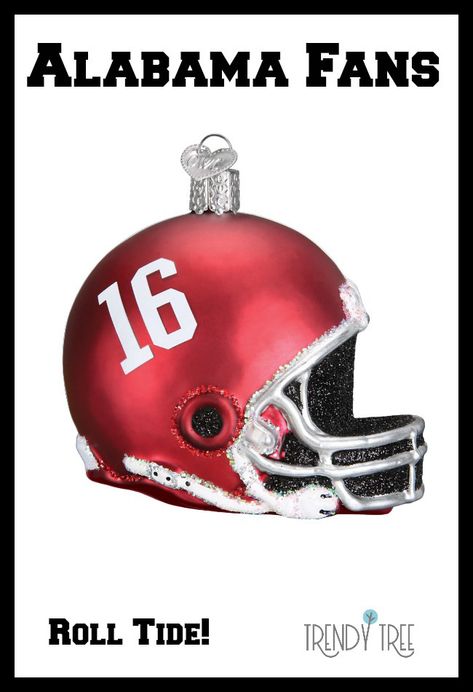 https://www.trendytree.com/blog/roll-tide-christmas-ornaments-for-alabama-fans/ Trendy Ornaments, Traditional Christmas Ornaments, Alabama Fans, Make A Wreath, Diy Step, Alabama Crimson Tide Football, Old World Christmas Ornaments, Trademark Logo, Washington State University