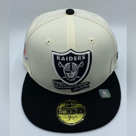 New Era Nfl Las Vegas Raiders Hat/Cup Brand New With Stickers Men Size 7.1/4 Raiders Hat, Raider Nation, Las Vegas Raiders, Car Steering, Fitted Hats, Black Cream, Steering Wheel, New Era, Las Vegas