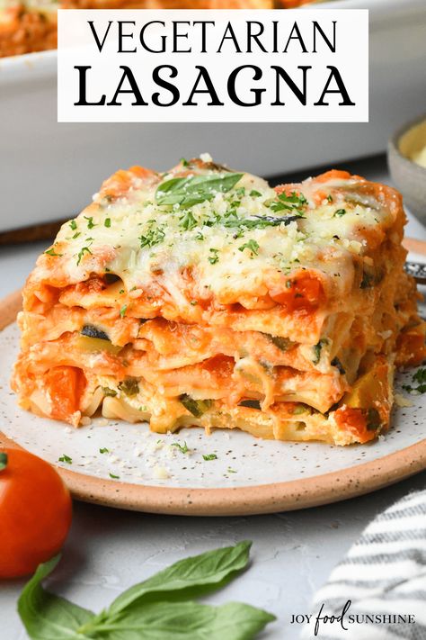 Vegetable Lasagna Recipe Vegetarian Lasagna Recipe With Ricotta, Lasagna Recipe Vegetarian, Veg Lasagna Recipe, Best Vegetarian Lasagna, Veg Lasagne, Easy Vegetable Lasagna, Vegetable Lasagna Recipe, Veggie Lasagna Recipe, Healthy Lasagna Recipes