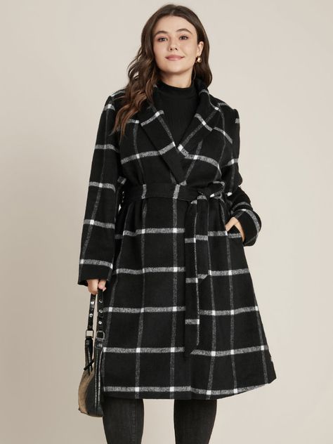 Long black puffer coat