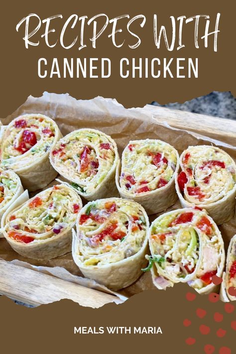 Flaked Chicken Recipes Canned, Tin Can Food Recipes, Can Chicken Recipes Easy, Canned Chicken Recipes, Survival Recipes, Fodmap Meals, Spring Appetizers, Canned Meats, Can Chicken Recipes