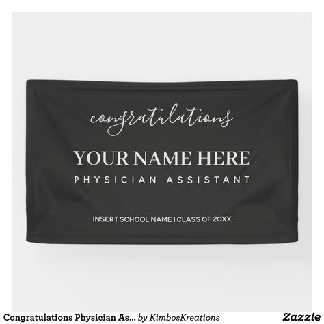 Congratulations Doctor, Physical Therapy Graduation, Physician Assistant Student, Graduation Invites, Physical Therapy Student, Graduation Congratulations, Doctor Of Physical Therapy, Pa School, Graduation Banner