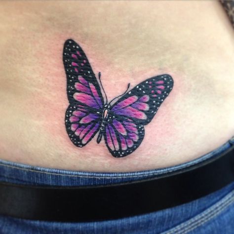 butterfly-done-this-week Butterfly Ankle Tattoos, White Butterfly Tattoo, Butterfly Neck Tattoo, Inspiring Tattoos, Butterfly Tattoo Ideas, Common Tattoos, Creative Butterfly, Butterfly Hand Tattoo, Art Exploration