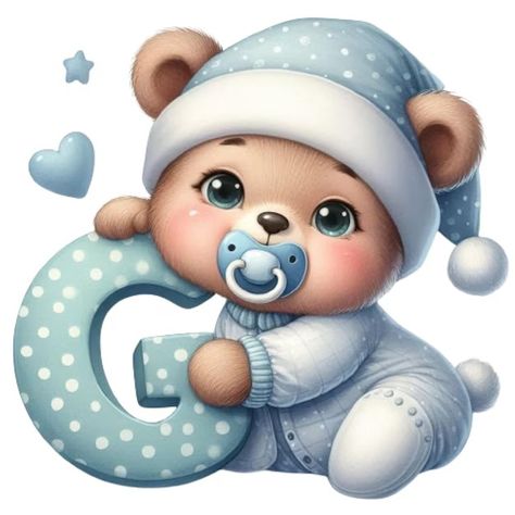 Download this Premium AI-generated PSD about Cute teddy bear with letter blue, and discover more than 2 million professional graphic resources on Freepik Baby Boy Decorations, Baby Shawer, Cute Teddy Bear, Cute Teddy, Baby G, Bear Cakes, Letter G, Cute Teddy Bears, Mary Kay