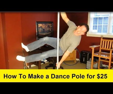 How to Make a Dance Pole for $25 - Instructables Dance Diy, Dungeon Room, Dance Pole, Dance Rooms, Diy Workout, Valentine Diy, Upscale Furniture, Fun Fitness, Student House