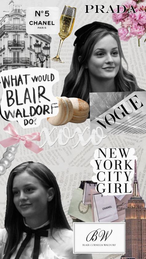 Blair Waldorf gossip girl collage Gossip Girl Collage, Blair Waldorf Gossip Girl, Blair Waldorf, Gossip Girl, Your Aesthetic, Connect With People, Creative Energy, Energy, Collage