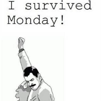 I survived #Monday Tuesday Greetings, Monday Greetings, Morning Announcements, Inspirational Lyrics, Monday Humor, Inspirational Words Of Wisdom, Monday Quotes, Its Friday Quotes, Lovely Quote