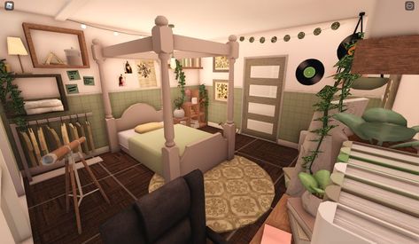 Aesthetic Teen Room, Bedroom Ideas Aesthetic, Teen Room, Green Aesthetic, Bedroom Apartment, Bedroom Ideas, Loft Bed, Apartment, Bedroom