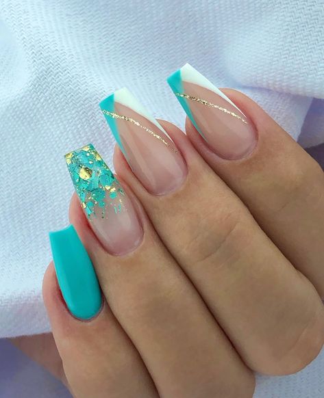 Fake Acrylic Nails, Ballerina Nails Designs, Quinceanera Nails, Fancy Nail Art, French Tip Acrylic Nails, Pretty Gel Nails, Acrylic Nails Coffin Pink, Coffin Nails Long, Ballerina Nails