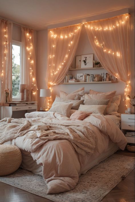 Transform your small dorm room with these stylish ideas! Create a cozy, functional space with aesthetic decor and efficient storage. Explore styles like pink, blue, minimalist, boho, simple, sage green, coastal, neutral, purple, blue and white, orange, modern, farmhouse, and more! #DormDecor #SmallDormRoomInspo #CozyDormRoom #DormRoom. Make your college dorm room feel like home! Room Ideas Aesthetic Minimalist Boho, Neutral Dorm Room With Pop Of Color, Cozy Room Inspo Comfy, Teal Dorm Room Ideas, Teen Bedroom Ideas Aesthetic, Bedroom Ideas For Small Rooms For Teens, Cozy College Apartment, Small Bathroom Interior Design, Pink Dorm Room Ideas