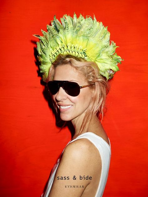 Sass & Bide eyewear Sunglass Aesthetic, Pip Edwards, Sass And Bide, Sass Bide, Luxury Eyewear, Fashion Lookbook, Island Life, Round Sunglass Women, Headdress