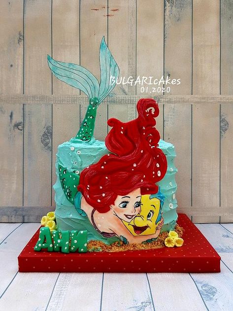 3d Mermaid Cake, Cake Ariel Mermaid, Ariel Birthday Party Cake, Ariel Cake Ideas, The Little Mermaid Birthday Cake, Ariel The Little Mermaid Cake, Ariel Mermaid Cake, Princess Ariel Cake, Ariel Birthday Cake