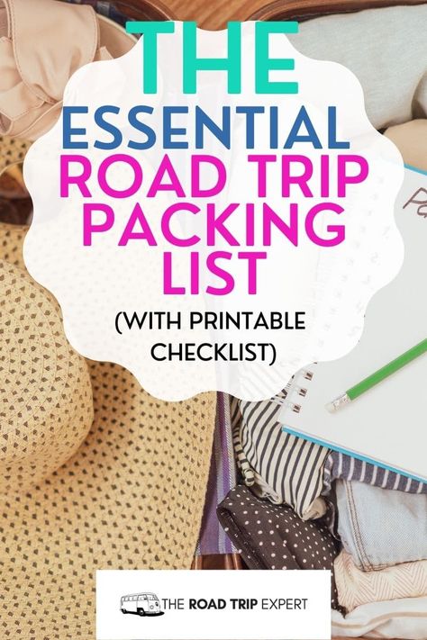 Cross Country Road Trip Packing List, Roadtrip Packing List, Road Trip Printables, Road Trip Checklist, Trip Checklist, Printable Road, Printable Checks, Trip Packing List, Road Trip Food