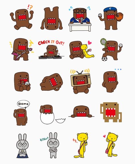 Domo Kun App Icon, Domo Kun Fanart, Domo Kun Drawing, Domo Painting, Domo Phone Case, Domo Kun Wallpapers, Domo Poster, Domo Cartoon, Domo Character