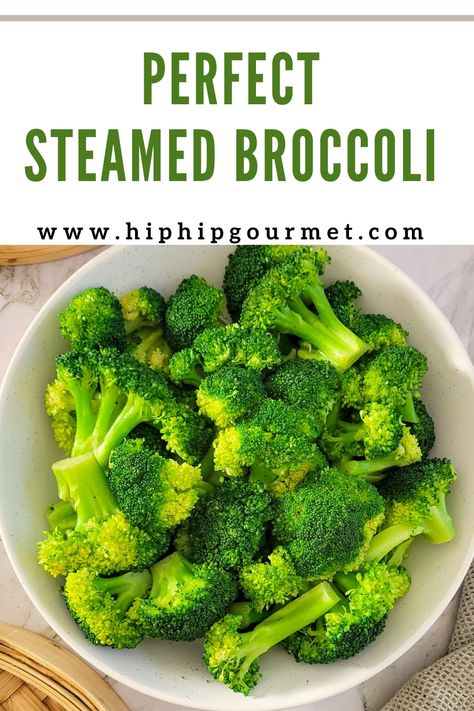 bowl of broccoli, bamboo steamers in the background Spices For Broccoli, How To Steam Fresh Broccoli, Cook Fresh Broccoli On Stove, Perfect Steamed Broccoli, Steamed Broccoli And Cheese Recipes, Steaming Broccoli On Stove, Best Way To Steam Broccoli, Steamed Chinese Vegetables, Steam Broccoli On Stove Without Steamer