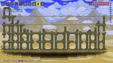 Sandstone Brick, Terraria Castle, Desert Ruins, Terraria Game, Terrarium Base, Terraria House Ideas, Terraria House Design, Marble Walls, Minecraft Wall