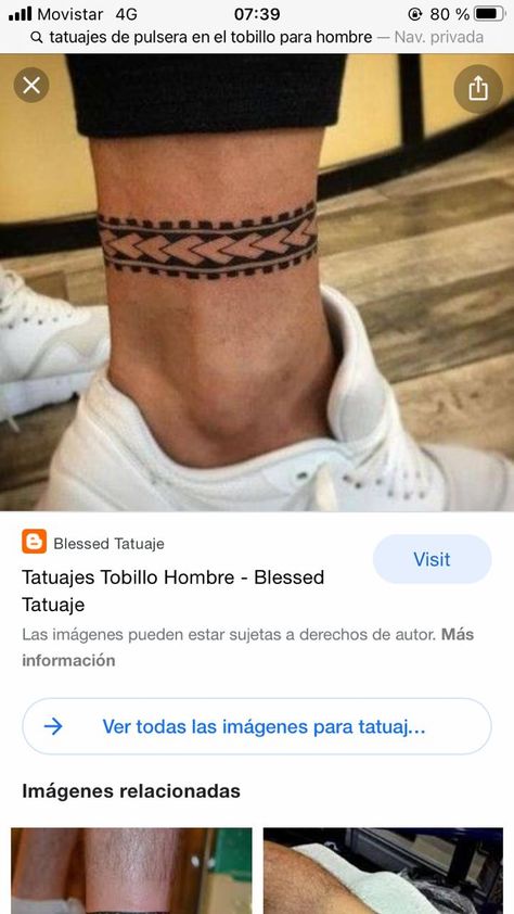 Ankle Band Tattoo Mens, Ankle Band Tattoo, Bracelet Tattoo For Man, Ankle Tattoo Men, Ankle Bracelet Tattoo, Tattoo Bracelet, Band Tattoo, Red Bracelets, Ankle Tattoo