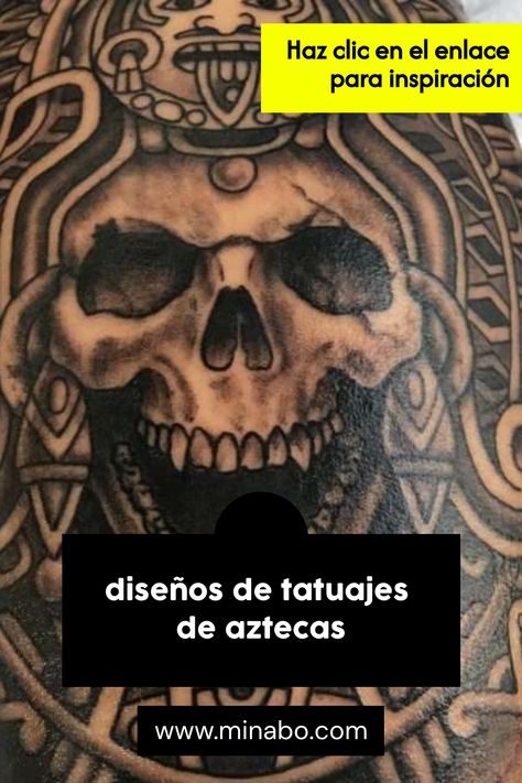 Sumérgete en la riqueza de la cultura azteca con tatuajes que celebran su arte, dioses y símbolos poderosos. Estos diseños conectan con un pasado majestuoso y una espiritualidad profunda. #TatuajesAzteca #CulturaYPoder. Descubre tu conexión ancestral en Minabo Tatuajes. ¿Cuál símbolo azteca te llama? Llama