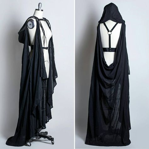 Hooded dress outfit