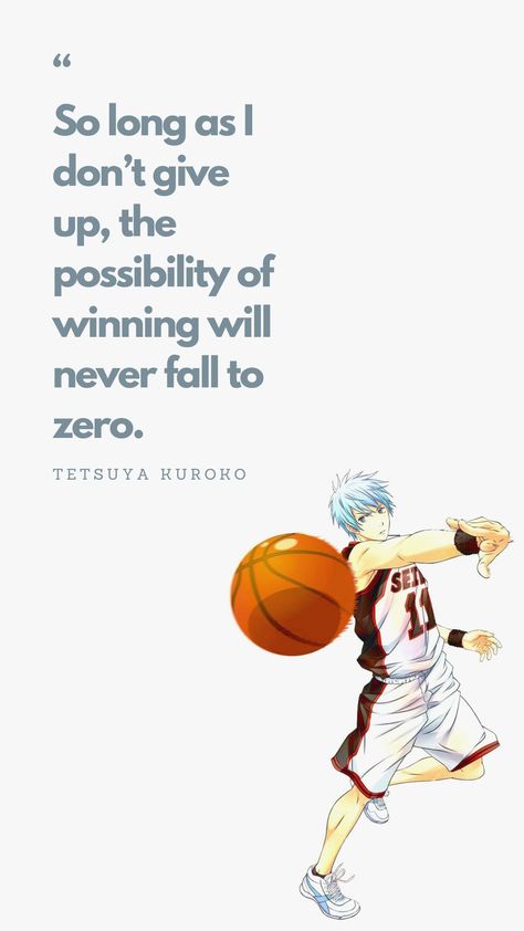 Generation Of Miracles Wallpapers, Kuroko No Basket Quotes, Kuroko Quotes, Kurokos Basketball Wallpaper, Kuroko No Basket Wallpapers, Kuroko's Basketball Wallpaper, Anime Quotes About Life, Kurokos Basketball, Kuroko Basketball