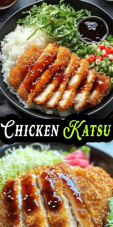 Make restaurant-quality 🍴 crispy Chicken Katsu at home! This easy recipe features golden-fried chicken with a tangy homemade sauce that's perfect for weeknight dinners. 🍗✨ Serve with rice or salad for a delicious and satisfying meal. #ChickenKatsu #CrispyChicken #EasyDinner #HomemadeSauce #JapaneseFood 🥢💛 Crispy Chicken Katsu, Chicken Katsu Recipe, Chicken Katsu Recipes, Chicken Katsu, Shredded Chicken Recipes, Homemade Sauce, Crispy Chicken, Weeknight Dinners, Satisfying Food