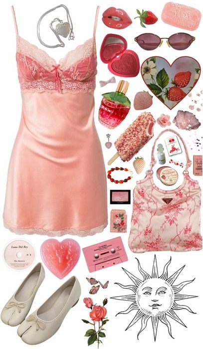 strawberry shortcake bar Outfit | ShopLook Strawberry Shortcake Outfits, Strawberry Shortcake Bars, Strawberry Perfume, Short Cake, Fancy Clothes, White Strawberry, Bar Outfit, Art Nouveau Silver, Dream Outfits