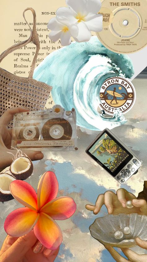 Beach Wall Collage, Summer Phone, Polynesian Art, Travel Collage, Ron Jon Surf Shop, Guatemala Travel, Wallpaper Laptop, Beach Wallpaper, Iphone Background Wallpaper