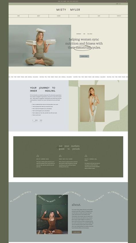 inviting web design for wellness brand | #logo #business #design #logodesign Calm Branding, Refined Branding, Website Branding Design, Earthy Branding, Website Agency, 블로그 디자인, Clean Branding, Organic Branding, Minimal Website Design