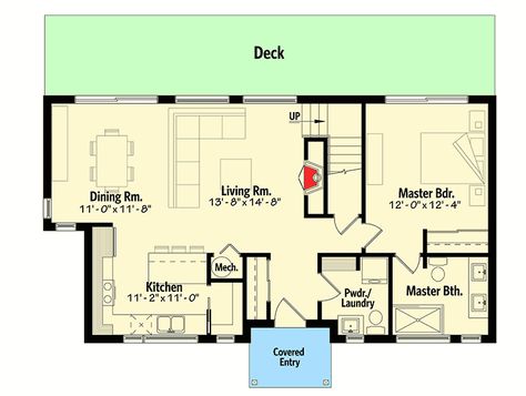 Modern Cottage House Plans, Cottage Floor Plan, Home Works, Cottage House Plan, Cottage Modern, Shed Dormer, Cottage Floor Plans, Bed Modern, Tiny House Floor Plans