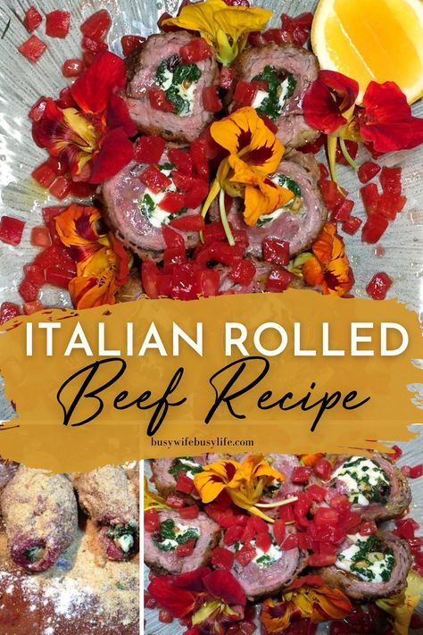 Instantly transport yourself to Italy in this seriously simple yet absolutely delicious Rolled Beef Recipe! Check out the full recipe here and "virtually" travel to Italy with your loved ones while enjoying this Beef Rollatini.  #BeefRollatiniRecipe #DeliciousItalianFoodRecipes #ItalianRolledBeefRecipe Beef Rollatini, Beef Shoulder Steak, Rolled Beef, Veal Cutlet, Travel To Italy, Smoked Gouda, Toasted Pine Nuts, Beef Recipe, Delish Recipes