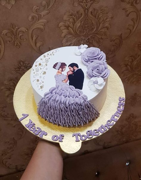 Engagement Cakes Ideas Simple, Anniversary Cakes Ideas Couple, 25th Anniversary Cake Ideas, Engagement Cake Images, Cake Reference, Anniversary Cake Ideas, 25th Anniversary Cake, Create Pin, 25 Anniversary Cake