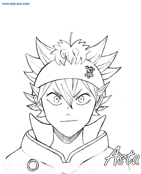 Desenhos para colorir de Black Clover - GRÁTIS E IMPRIMIR Asta Black Clover Lineart, Black Clover Drawing Easy, Black Clover Drawing Pencil, Drawing Black Clover, Asta Black Clover Drawing, Asta Drawings, Black Clover Sketch, Asta Drawing, Black Clover Drawing