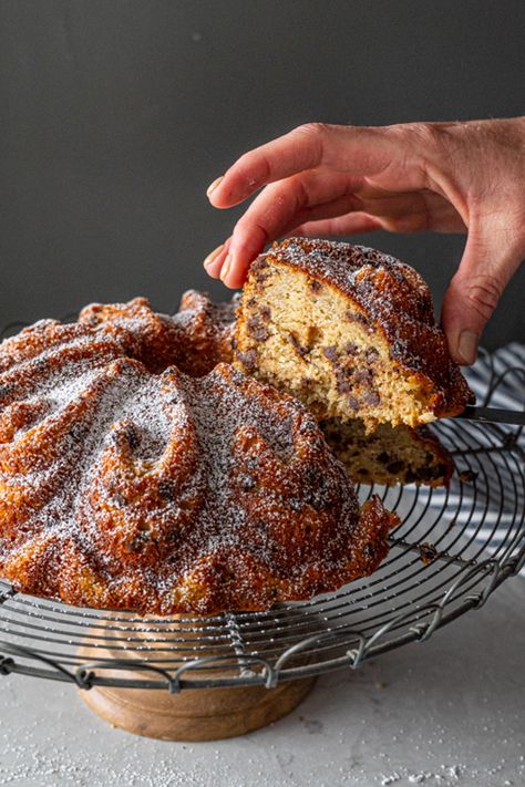 Mountain Mama Cooks Cake Mountain, Banana Bundt Cake, Banana Bundt, Pound Cake Recipes Easy, Banana Buttermilk, High Altitude Baking, Chocolate Bundt, Mountain Mama, Chocolate Bundt Cake