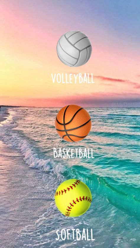 Softball Backgrounds, Volleyball Wallpaper, Basketball Background, Sports Wallpapers, Aesthetic Pastel Wallpaper, Pastel Wallpaper, Live Laugh Love, Pastel Aesthetic, Cool Wallpaper