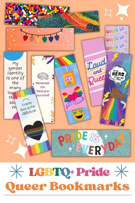 Bookmark Designs, Youth Groups, Youth Club, Diversity And Inclusion, Book Clubs, Bookmarks Printable, Photo Scrapbook, Lgbtq Pride, Pride Month