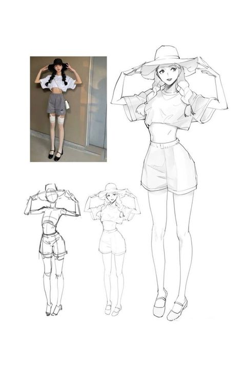 Female figure drawing, Dynamic poses Drawing, figure drawing tutorial, Anime drawing tutorial Dynamic Poses Reference Drawing, Female Pose Reference Cute, Drawing Dynamic Poses, Gesture Drawings, Figure Drawing Tutorial, Dynamic Poses Drawing, Human Figure Sketches, Poses Drawing, Body Reference Drawing