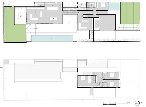 Salmon / FGR Architects | ArchDaily Fgr Architects, Modern Residential Architecture, Architect Drawing, Concrete Facade, Site Plans, Concrete House, Bedroom Bed Design, Kitchen Extension, Tiny House Living