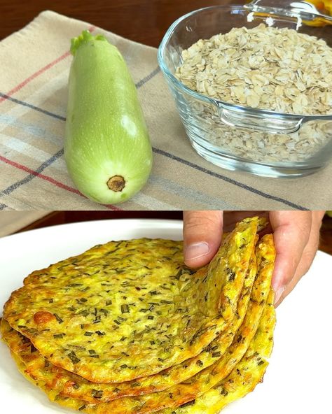 Healthy Zucchini and Oatmeal Bake: A Low-Calorie, Flourless Delight Oatmeal Bake, Healthy Zucchini, Healthy Oatmeal, Baked Oatmeal, Delicious Meals, Low Calorie, Zucchini, Oatmeal, Yummy Food