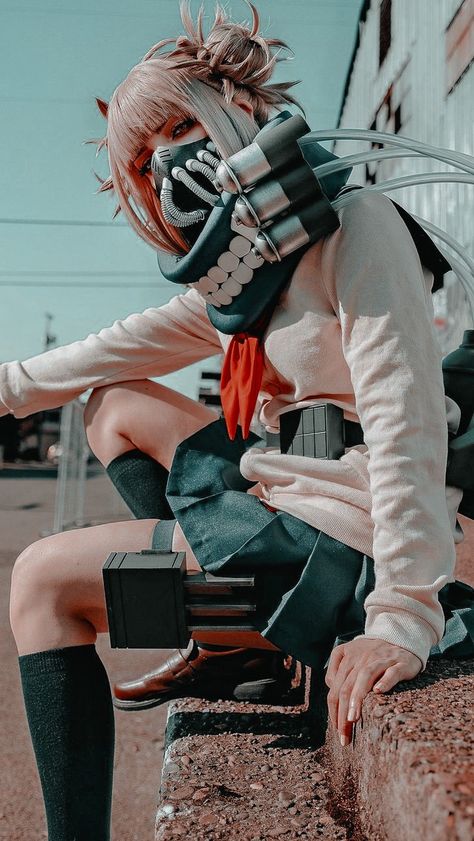 Himiko Toga Cosplay, Toga Cosplay, Cosplay Poses, Icon Photography, Anime Cosplay Makeup, My Hero Academia Cosplay, Mha Cosplay, Sally Face Game, Toga Himiko