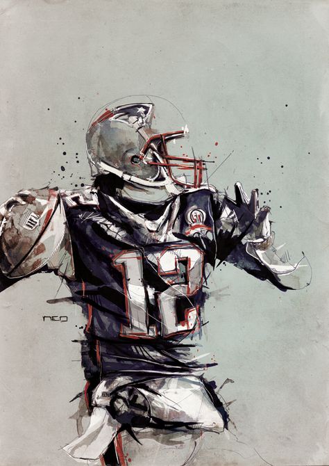 Chapter 03 by Florian NICOLLE, via Behance                                                                                                                                                      More Tom Brady Art, Florian Nicolle, Poster Grafico, Go Pats, England Sports, New England Patriots Football, Nfl Football Players, Patriots Fans, Patriots Football