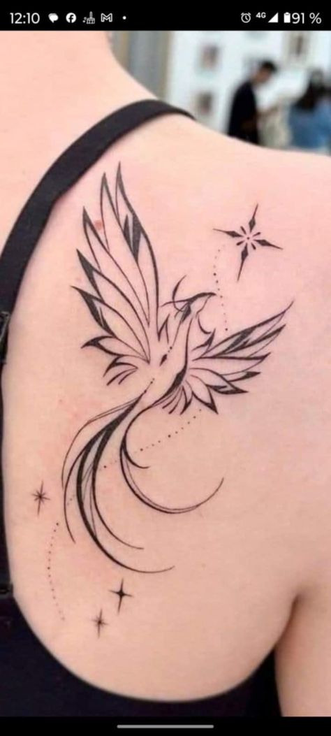 Pheonix Tattoo For Women On Forearm, Delicate Tattoo Ideas, Feniks Tattoo, Phoenix Feather Tattoos, Tattoo Under Breast, Tato Phoenix, Positivity Tattoo, Phoenix Tattoo Feminine, Small Phoenix Tattoos