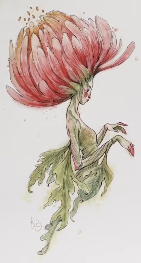 King Character, Mum Flower, Fae Art, November Birth Flower, Fairy Drawings, Arte Inspo, Fairytale Art, Fairy Art, Birth Flower