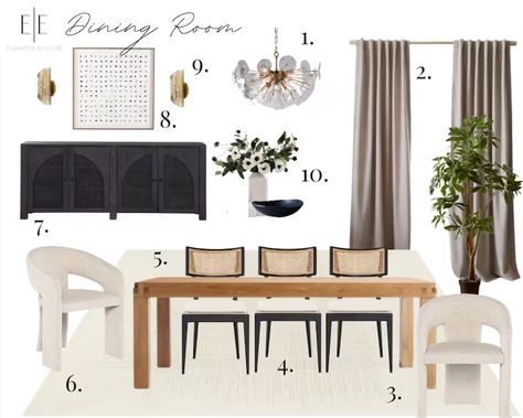 Mood Board Room Design Interior Design Interior Decorating - Etsy Modern Glam Dining Room, Board Room Design, Modern Classic Dining, Glam Dining Room, Glam Dining, Board Room, Contemporary Dining Room, Modern Glam, Dining Room Inspiration