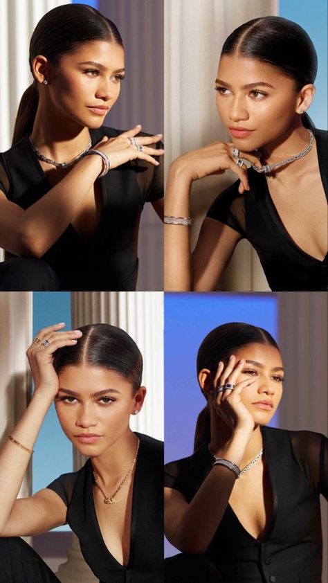 Zendaya Modeling Poses, Commercial Shoot Models, Commercial Model Photography, Commercial Model Portfolio, Zendaya Jewelry, Poses For Models Portfolio, Zendaya Posing, Commercial Modeling Poses, Zendaya Modeling