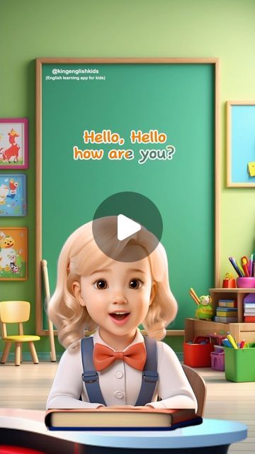 King English Kids on Instagram: "Hello, how are you? #hellosong #kidssong #songforkids #kidsenglish #englishforkids #kingenglish #kingenglishkids" Hello Song For Kids, Hello Song, English Quiz, Hello How Are You, Kids English, English House, Kids Songs, English Grammar, English Vocabulary