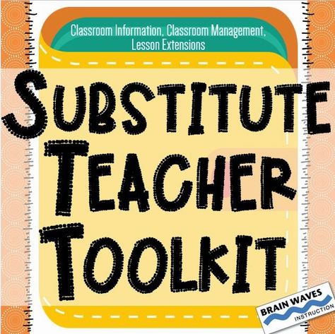 Substitute Teacher Resources, Emergency Substitute Plans, Substitute Teacher Binder, Classroom Attendance, Sub Binder, Teacher Checklist, Student Name Tags, Substitute Plans, Text Analysis