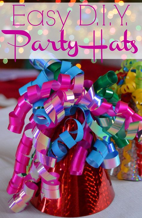 Jazz up those basic dollar store party hats to make your party extra special! Birthday Hats For Adults, Birthday Hats, Thrifty Thursday, Elmo Party, Kid Parties, Mommy Time, Crazy Hats, Birthday Party Hats, Kids Party Themes