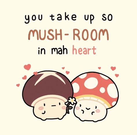 Anime Procreate, Fall Mushrooms, In Love Art, Bday Gift For Boyfriend, Couple Memes, Inappropriate Thoughts, Emoji Drawing, Cute Puns, Somebody To Love